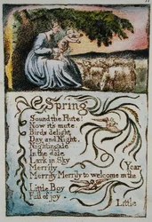 Printemps, illustration de Chants d